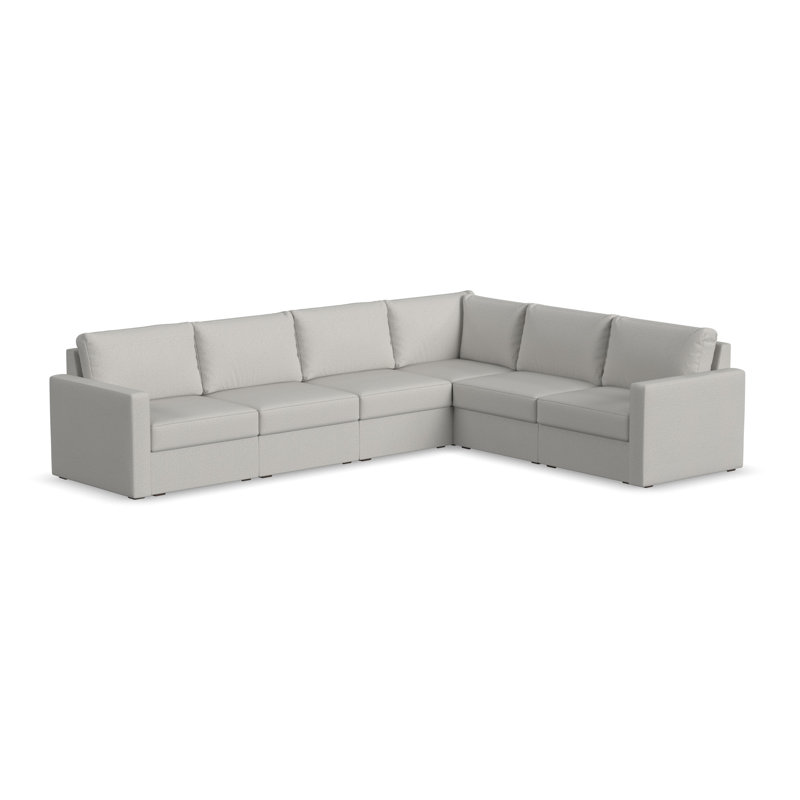 Flexsteel Flex 6 - Piece Upholstered Modular Sectional & Reviews | Wayfair